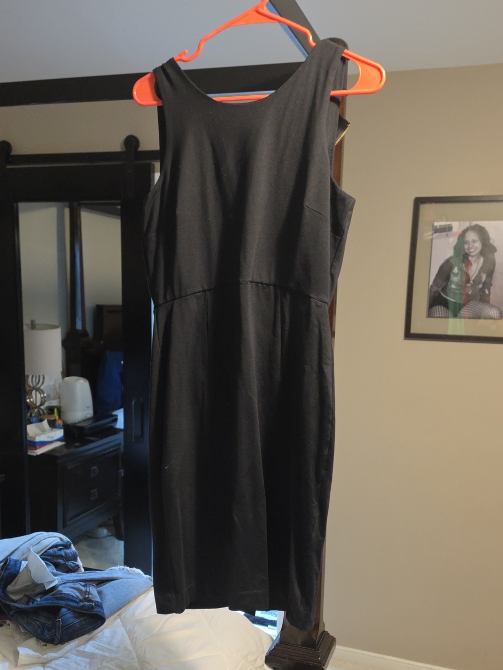 Donna Ricco New York Black Sleeveless Sheath Dress Classic Work Career